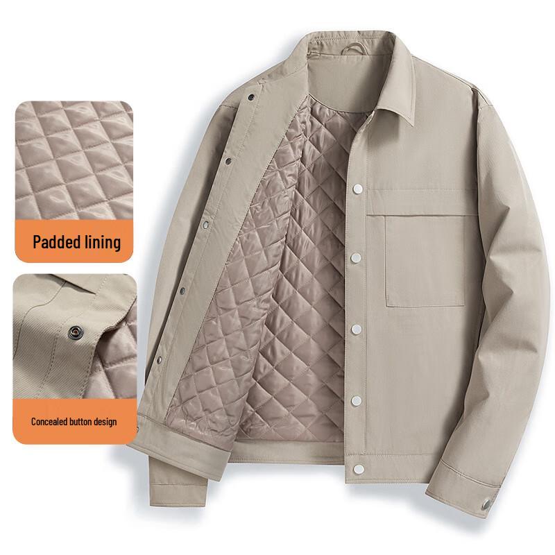 Fengmao Men's Padded Lapel Winter Jacket