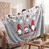 Christmas Flannel Throw Blanket Soft Warm Cozy For Sofa Bed Indoor Home Use Great Holiday Gift