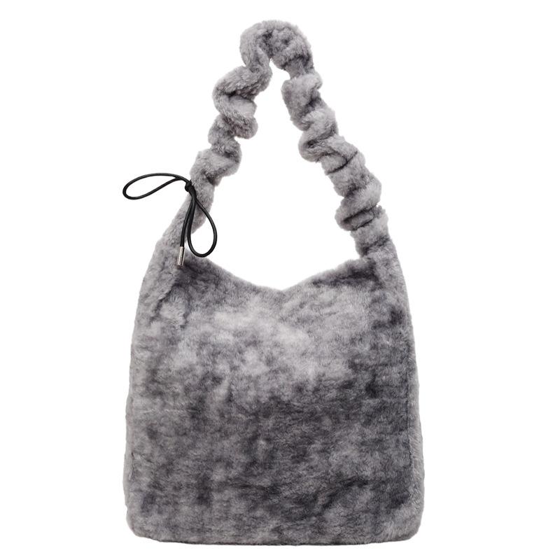 Plush Underarm Bag New Trendy Fashion Small Bag Women's Bag Portable Shoulder Bag Large Capacity Messenger Bag