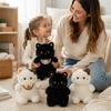 Plush Cat Doll Soft Stuffed Animal Toy Cute Chubby Cat Design Plush Doll for Kids Birthday Gift Soft Fabric Plush Toy