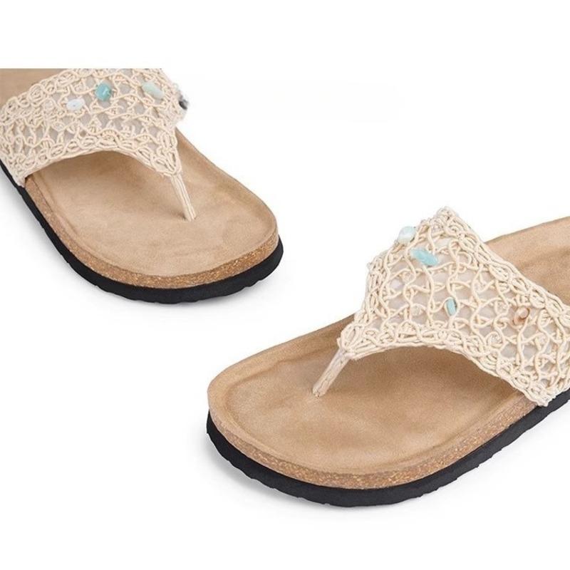 Thick-soled flip-flops shoes for women in summer wear new casual toes beach vacation cool slippers for women