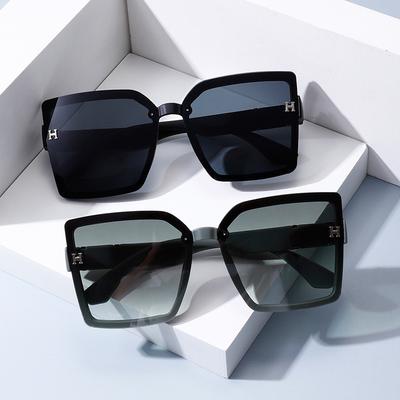 Fashion Square Large-Frame Women'S Sunglasses, Uv-Proof Glasses, Sunglasses, Men'S Tide Driving