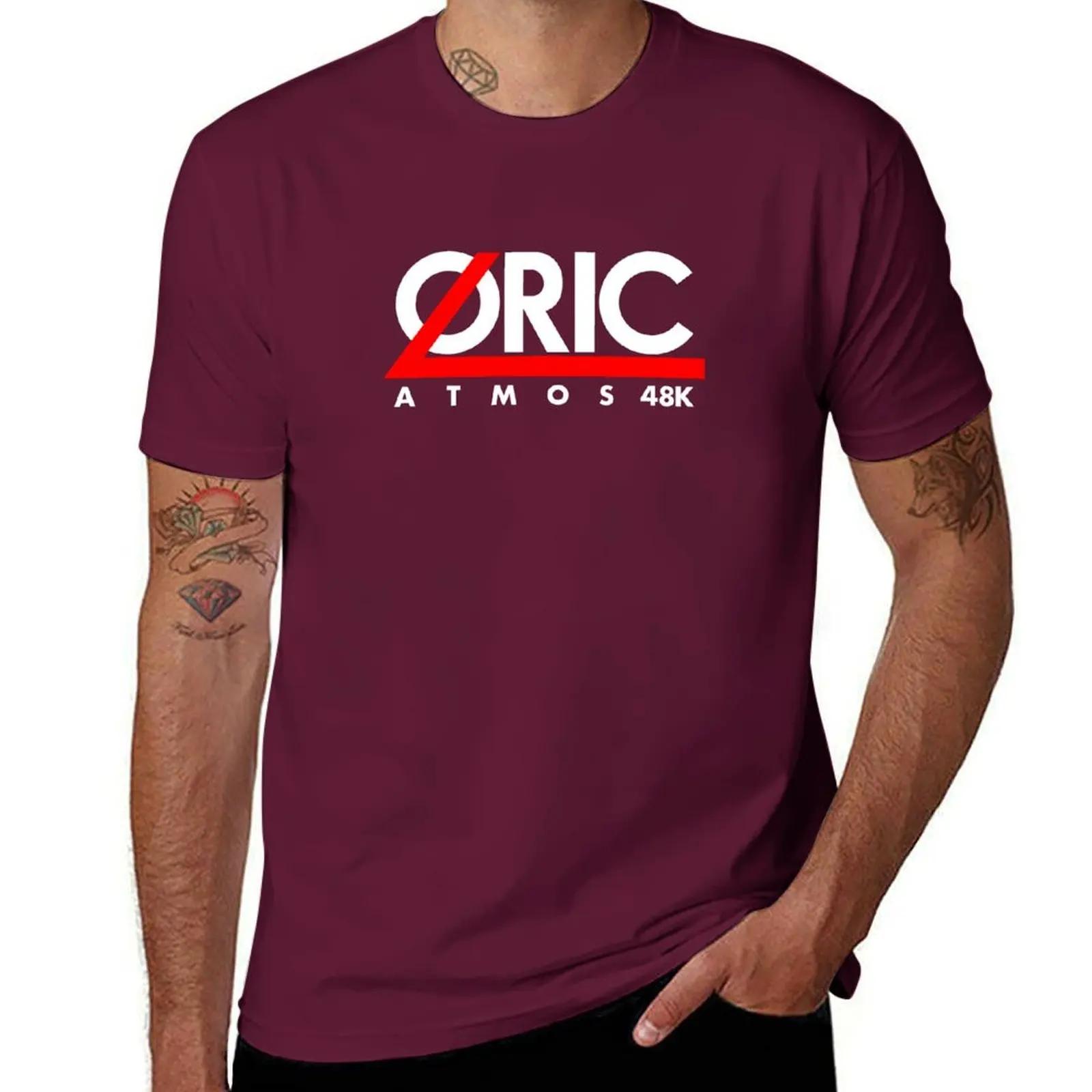 Oric Atmos Logo T-Shirt oversized graphic tee blue archive plain white t shirts men S