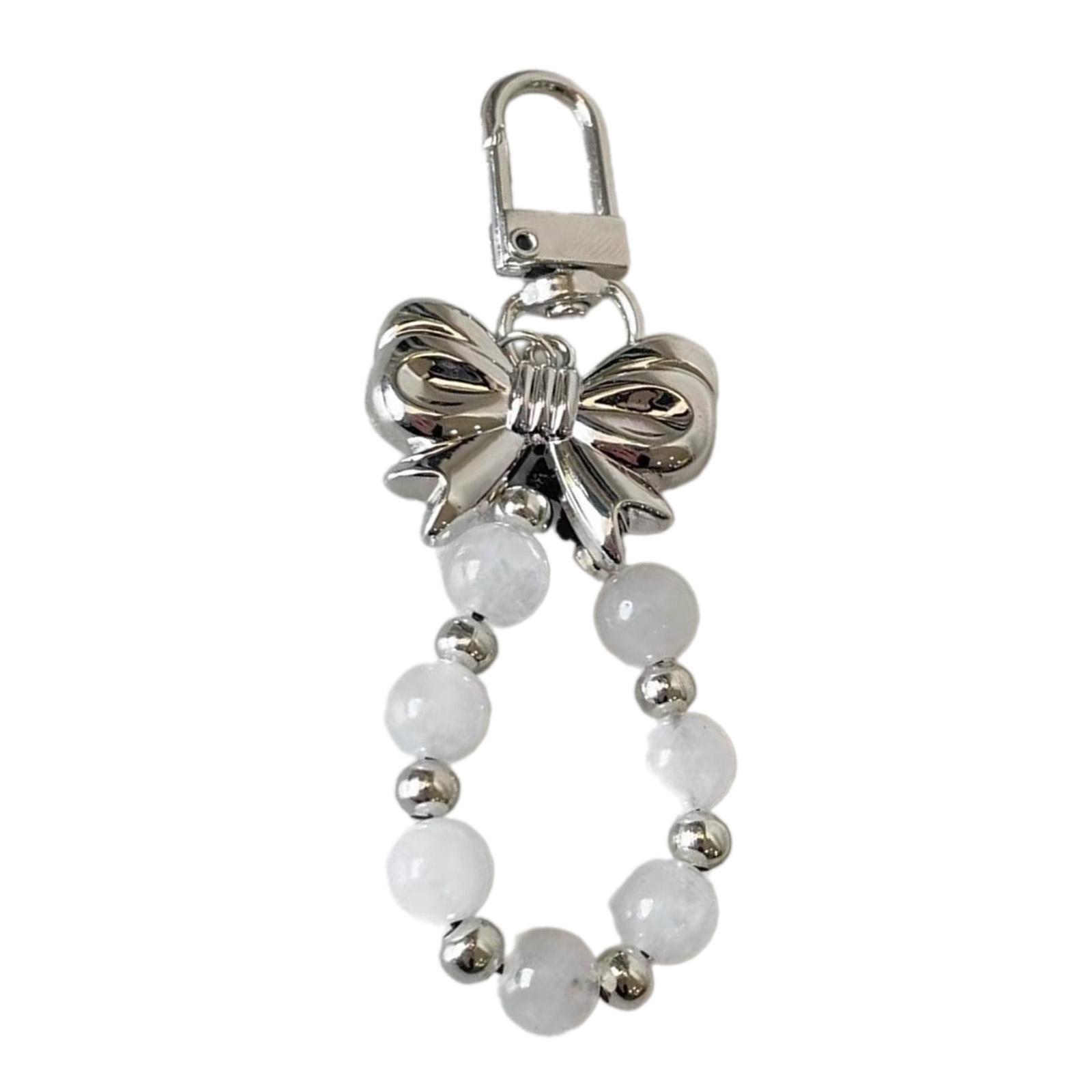 

Милый брелок с бантом для телефона, подвесные бусины, брелоки из сплава, прочный кулон для телефона, идеальный подарок для любителей моды