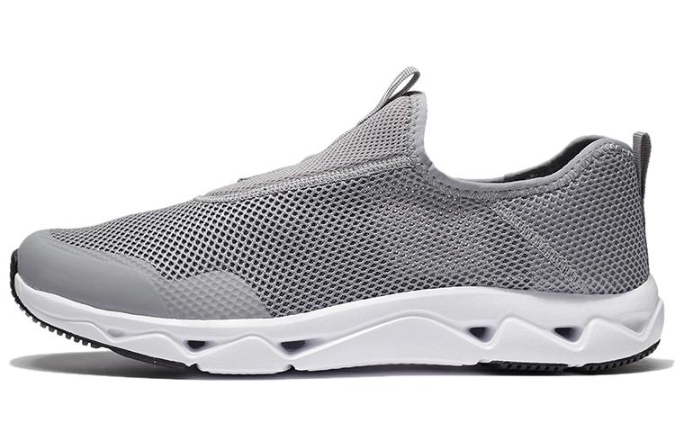 Li Ning Удобная амортизация Нескользящие Износостойкие Низкие Повседневные Кроссовки Мужские Серые AGCR361-52 45