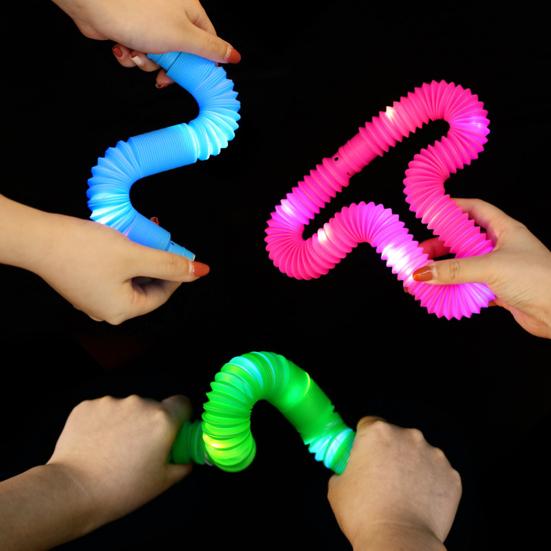 12 Pcs Glow Sticks Party Favors LED Light Up Pop Tubes Kids