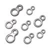 10Pcs 8 Shape Double Hole Link High Strength Trolling Connector Fishing Connector Ring  Trolling