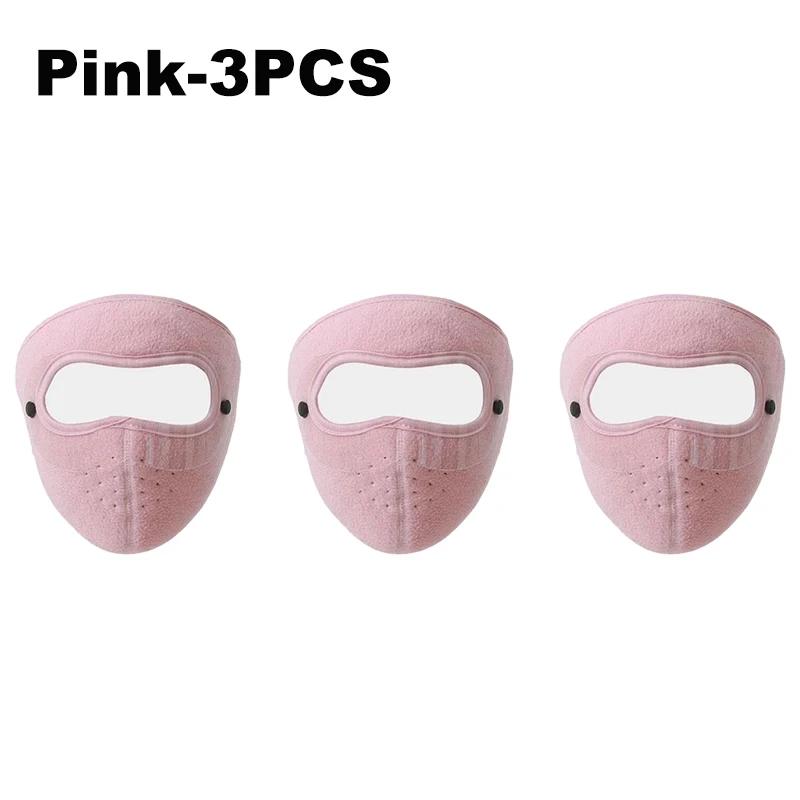 Ski Mask with Goggles Winter Warm Face Mask Anti Dust Cycling Bicycle for Men Women Cold Weather Outdoor Motorcycle Thermal Mask
