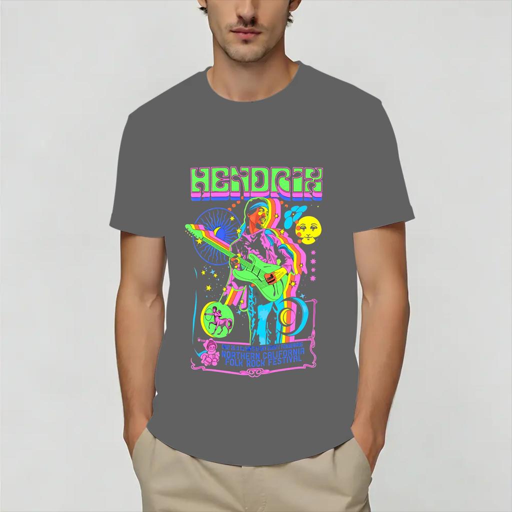 Unisex Jimi Hendrixs T Shirts Cotton Clothing Vintage Short Sleeve Round Neck Tee Shirt 4XL 5XL 6XL TShirts