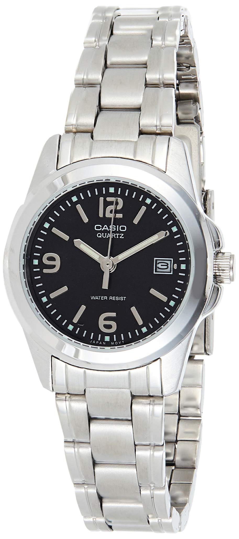 Casio Black Analog Business Quartz Watch Casio Standard Women s (International Shipping) LTP-1215A-1A