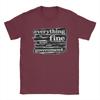 Unisex TShirts Everything Is Fine Trust Your GovernUnisext Casual Pure Cotton Tees Short Sleeve  T Shirts Round Collar Tops Gift