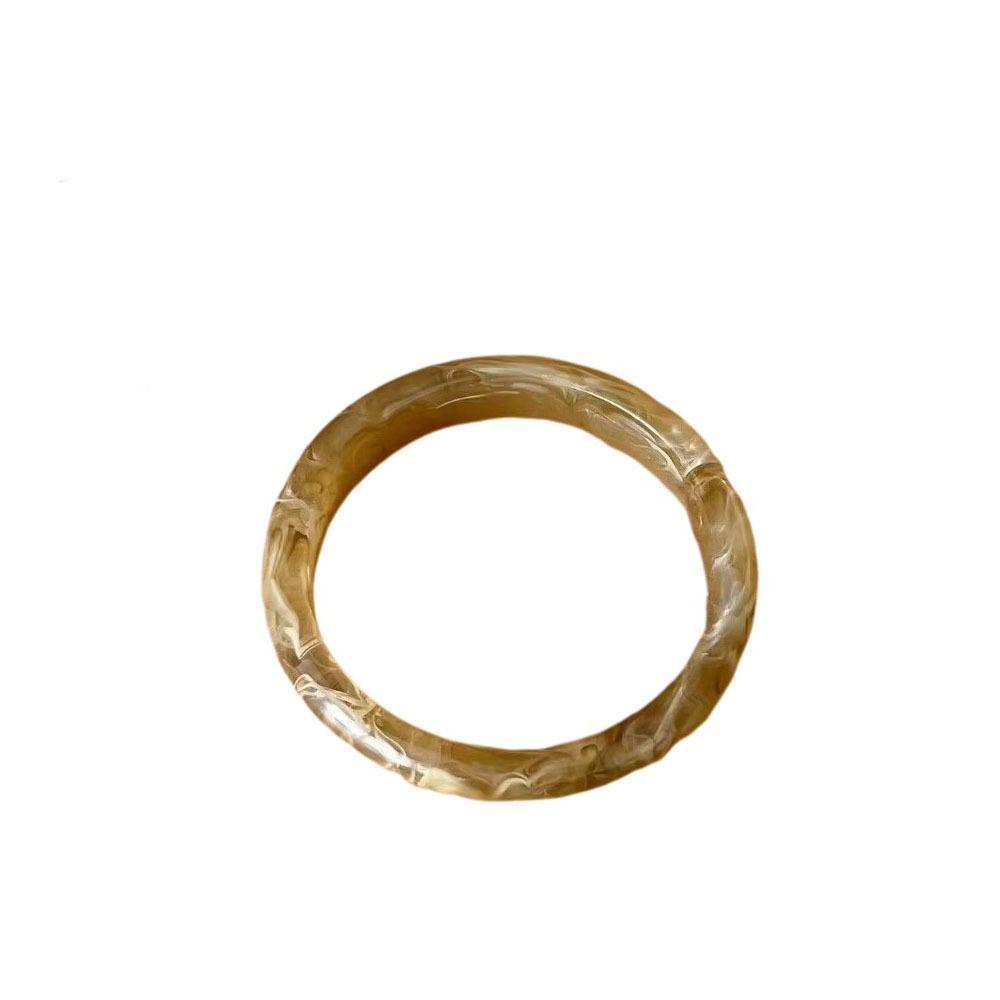 Stackable Round Bangle Muticolor Geometric Bracelets Vintage Resin Bracelets Lady Gifts