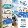 Wooden Beach Wall Decor - Summer Hanging Sign for Home
