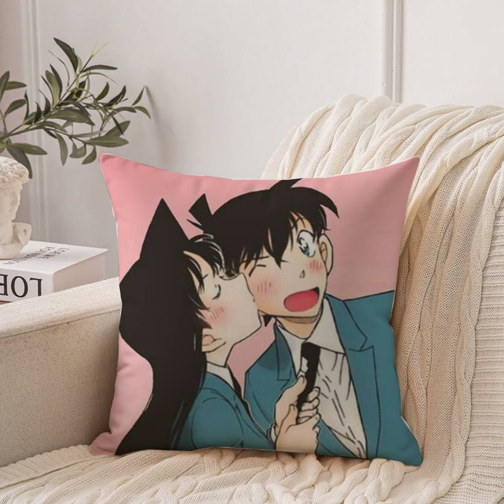Detective Conan Pillow Case Home Decor Throw For Sofa Bed Car Room Decor Gift Idea