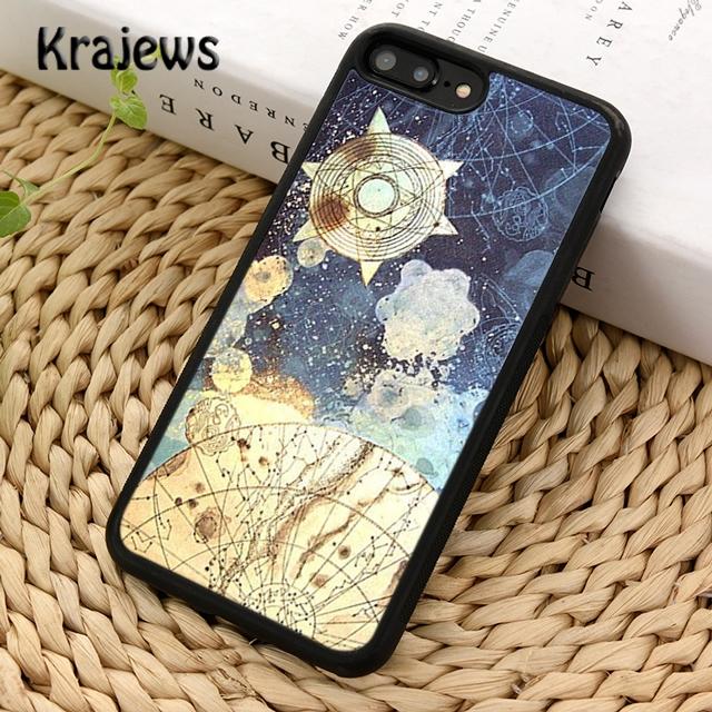 Krajews Starry Night Constellations stars universe Phone Case For iPhone 17 Air 16 15 14 plus 11 12 13 pro max Fundas