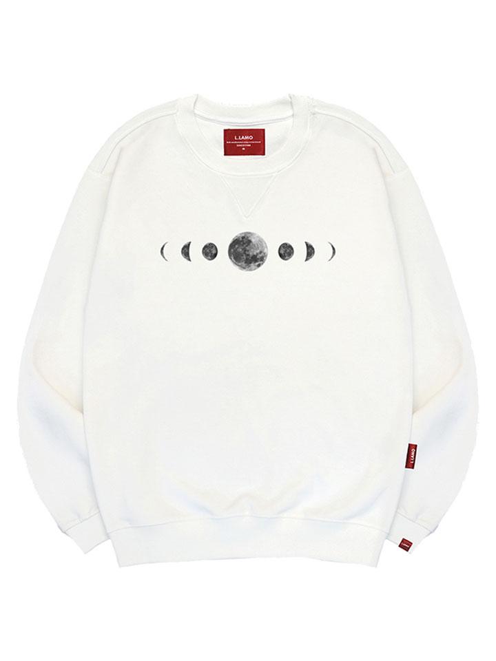 Ellamo Moonphase Sweatshirt Unisex Big Sizes S~4Xl