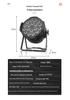 DMX512 18-LED Stage Par Light Bar - Full Color Strobe for Party Atmosphere