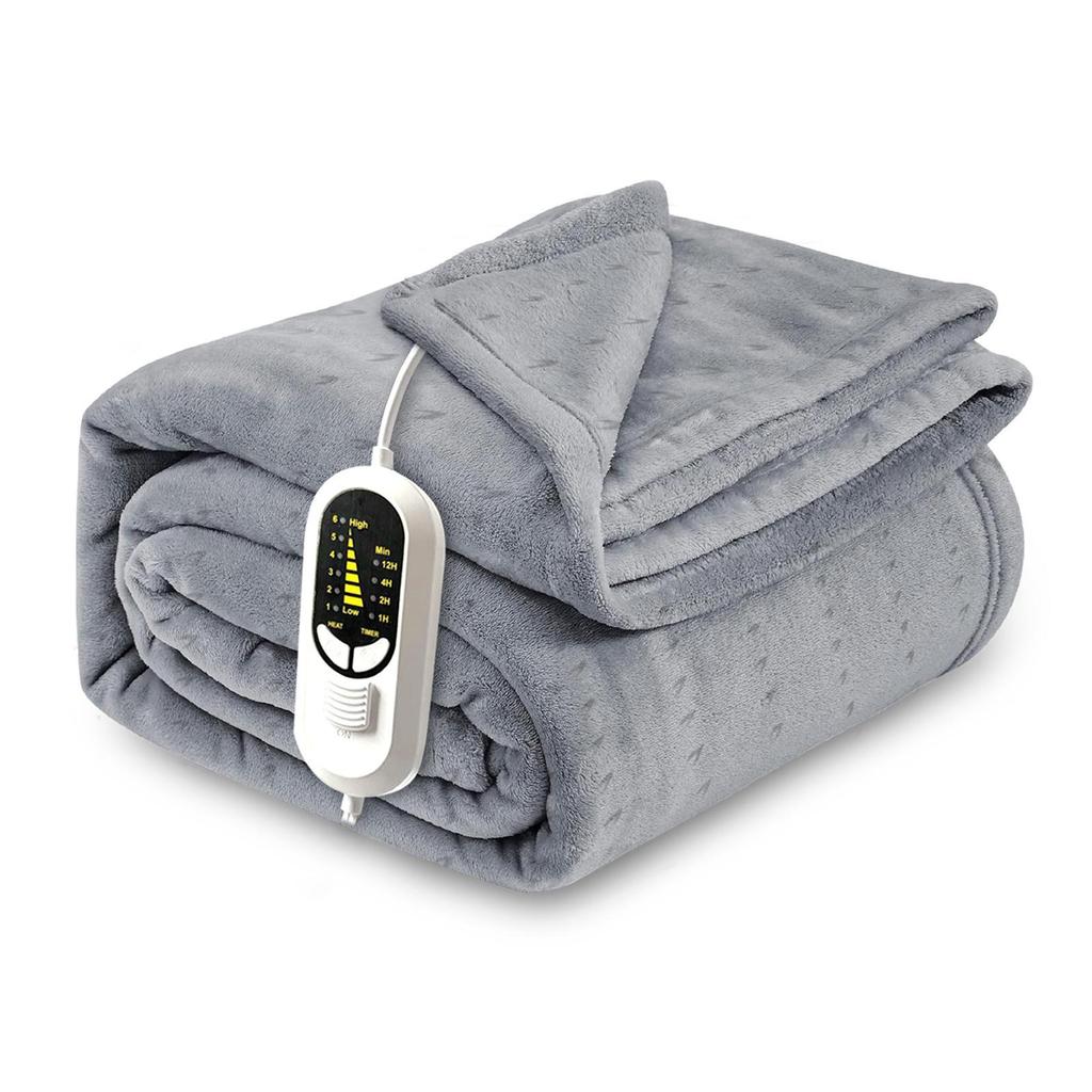 180x130cm Electric Blankets Flannel Warm Body Heating Blanket  Intelligent 6-speed Temperature Control Thin Blanket Multi Purpose Sofa Bed Thin Quilt