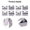 8PCS Shower Door Rollers Replacement Set for Smooth Sliding Action Top & Bottom Pulleys for Various Shower Designs