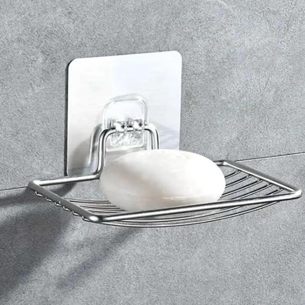 Wall Hanging Stainless Steel Soap Rack Self-Draining Wall Mounted Soap Holder  Household Use