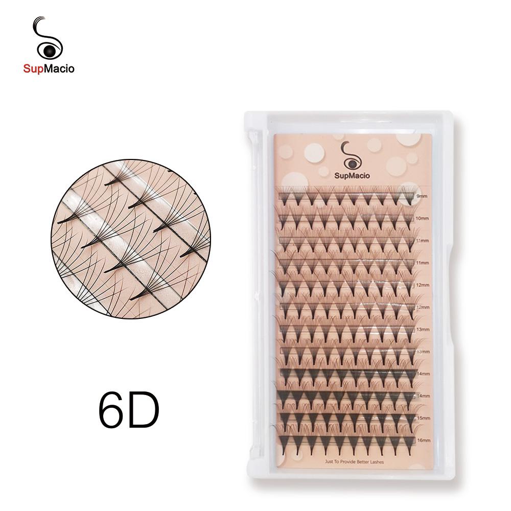 Premade Fan Lash Extensions Bouquet Eyelash Extension C/D Curl Pointy Base Premade Fans Russian Volume Eyelashes Silk Long Stem