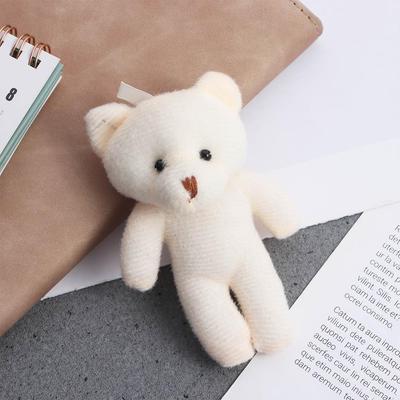 Gift Key Rings Schoolbag Pendant Stuffed Toy Backpack Keychain Plush Bear Toys Mini Plush Bear Bear Pendant Bear Plush Doll