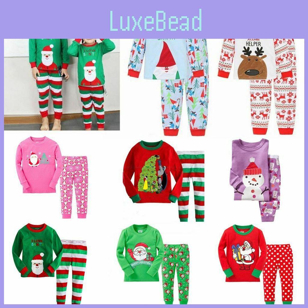 Adorable Kids Christmas Pajama Set Soft Cotton Blend Perfect For All Seasons