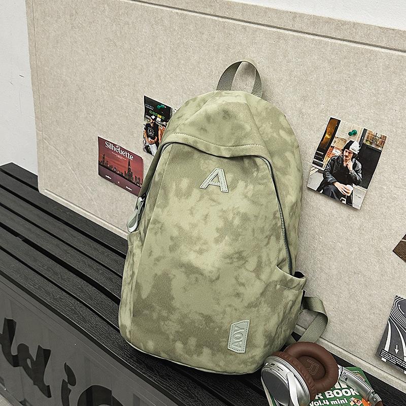 Schoolbag new large-capacity backpack camouflage retro travel backpack college student hot-selling new casual fashion schoolbag