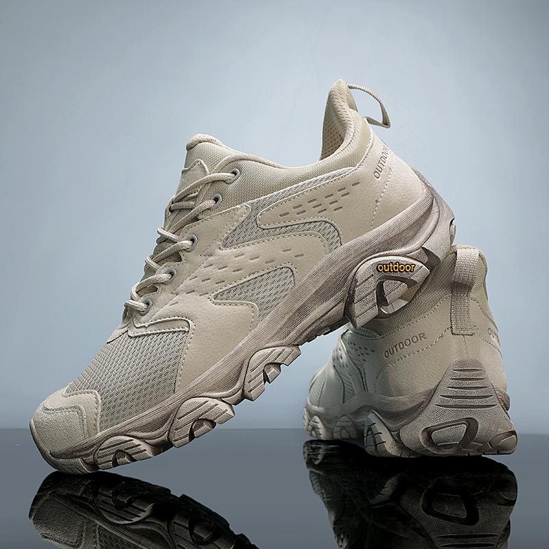 Outdoor Hiking Shoes Men Shoes Anti-slip Low-top Comfortable Shoes Women Lightweight Lace-up Breathable Casual Running Shoes Men