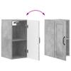 Bathroom Wall Cabinet UTRECHT Concrete Gray 30 x 31 x 59 cm