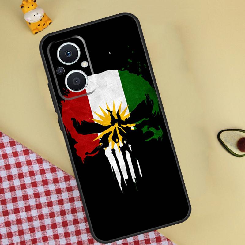 Kurdistan Flag Phone Case For OPPO Reno 12 12F 13 13F 11 8T 7 8 10 Pro OPPO Find X8 X6 Pro X3 X5 Lite Cover