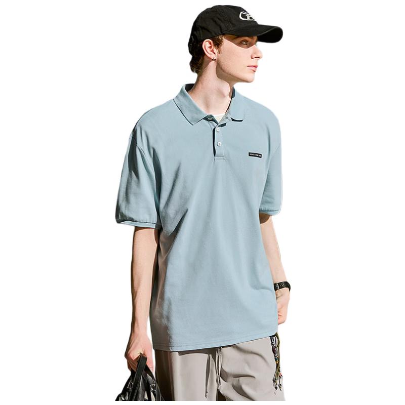 TonLion Men's Casual Short-Sleeve Polo Shirt
