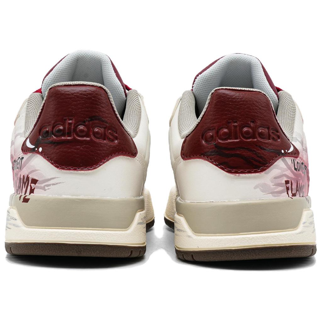 Adidas Neo Entrap Thermal Abrasion Resistant Balance Low top Skateboard Shoes Unisex Beige White Red FW3462(Team1052-)