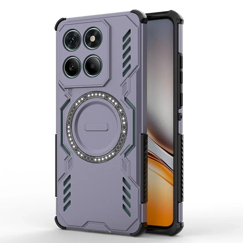 

Чехол для Motorola Moto Edge 60 50 Fusion Magsafe Чехол для Для Moto Edge 50 Pro 40 Neo Магнитная Беспроводная Зарядка Ударопрочный Чехол Motorola Edge 40 Neo фиолетовый