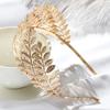 Retro Gold Leaf Wedding Roman Bride Greek Women Hair Accessories Bride Head Jewel Headband Head Tiaras Crown Jewelry Hair Hoop