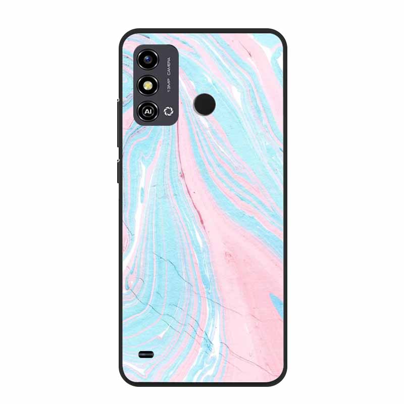 For ZTE Blade A53 Case Marble TPU Silicone Soft Back Cover Cases for ZTE Blade A53 A 53 Para 6.52" Cute Mica Painting New Coque