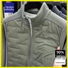 Men's Lightweight Winter Duck Down Jacket with Stand Collar and Warm Fleece