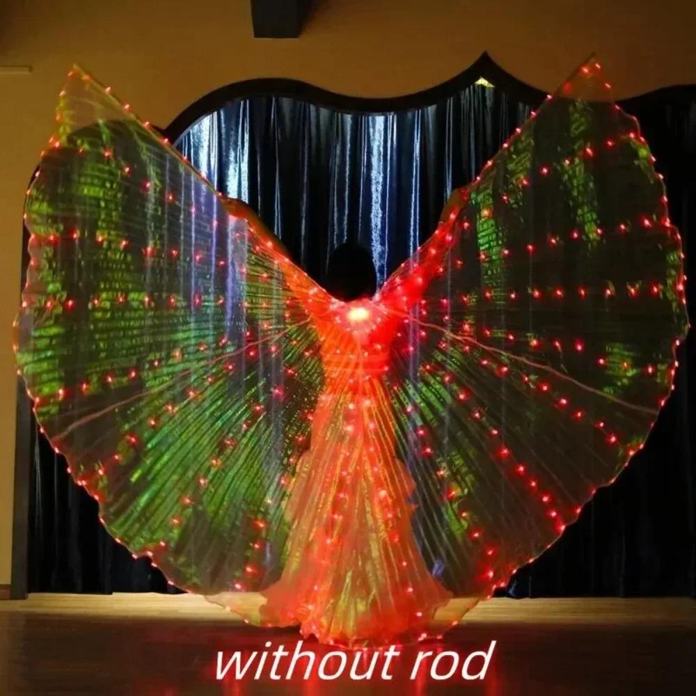 Belly Dance Wings LED Isis Shining Glow Prop For Halloween Performance Adult Angel Party Cosplay Stage Show
