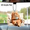 3 Types Fashionable Cat Car Decor, Perfect for Car Interior, Funny Home & Office Decoration, Suitable for Car Rearview Mirror & Home Decor