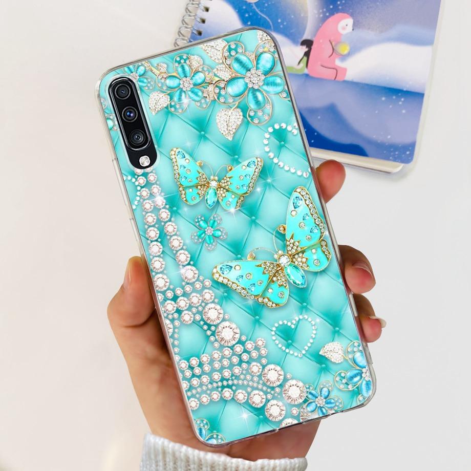 For Galaxy A50 A50s A30s Samsung Phone Case Back Cover For Fundas Samsung A50s A 50 A505F Coque Bumper Soft Clear TPU Silicone