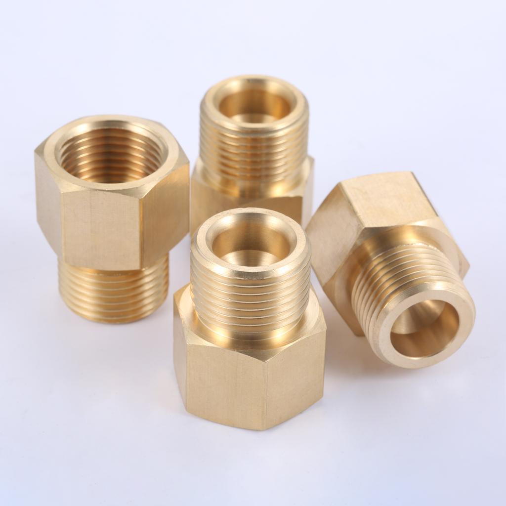 Mässingsgasadapterkonverterare W21.8 till G5/8 eller G5/8 till W21.8 cylinderregulatorkontakt för cylinder till akvarium CO2-regulator