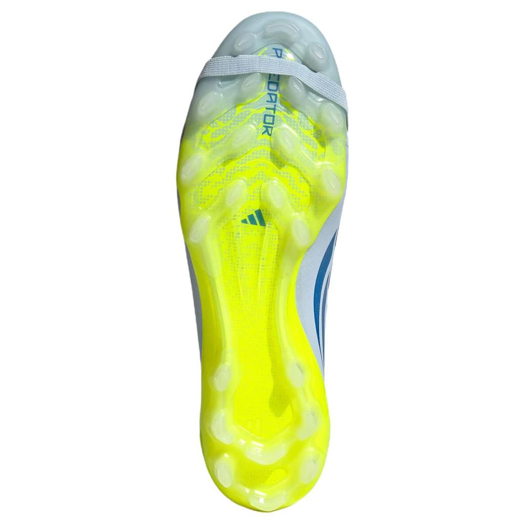 adidas Zapatillas de Fútbol Adidas Predator Elite Ft 2G/3G Ajuste Cómodo Tacos Cortos Césped Artificial Unisex Zapatillas de Fútbol Azul Cristalino JR7840
