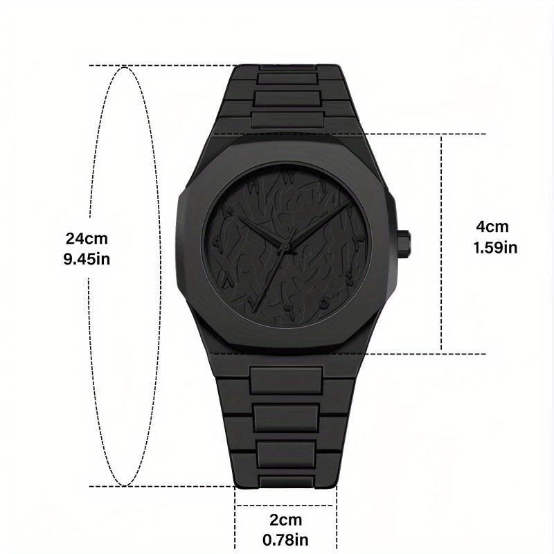 [ Classic Watch ] Men'S Casual Sports Watch Black Dial Quartz Watch | Minimalism Watch Design| Durable Watch for Men Gift