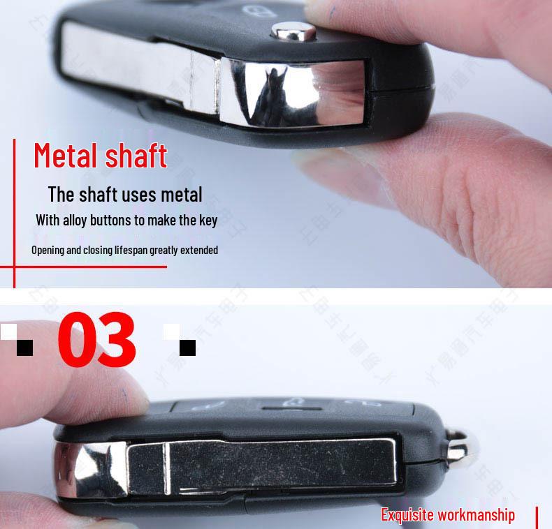 Volkswagen Sharan MQB Folding Key Shell for Caddy Remote Control with Key Blank Replacement.
