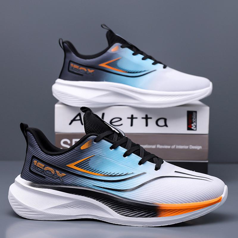 New Men's Breathable Mesh Sneakers Summer Casual Lace Up Walking Comfortable Tennis Footwear Soft Sole Jogging Vulcanized Shoes