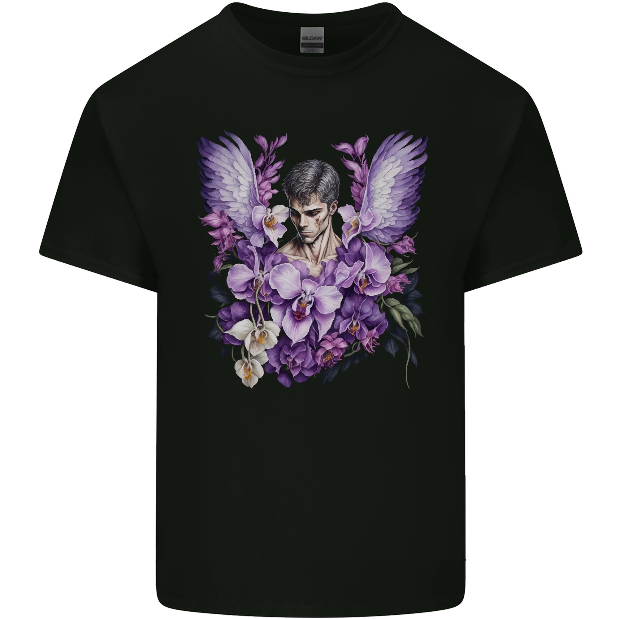 The Archangel Michael Gothic Goth Angel Unisexs Light Cotton Tshirt S