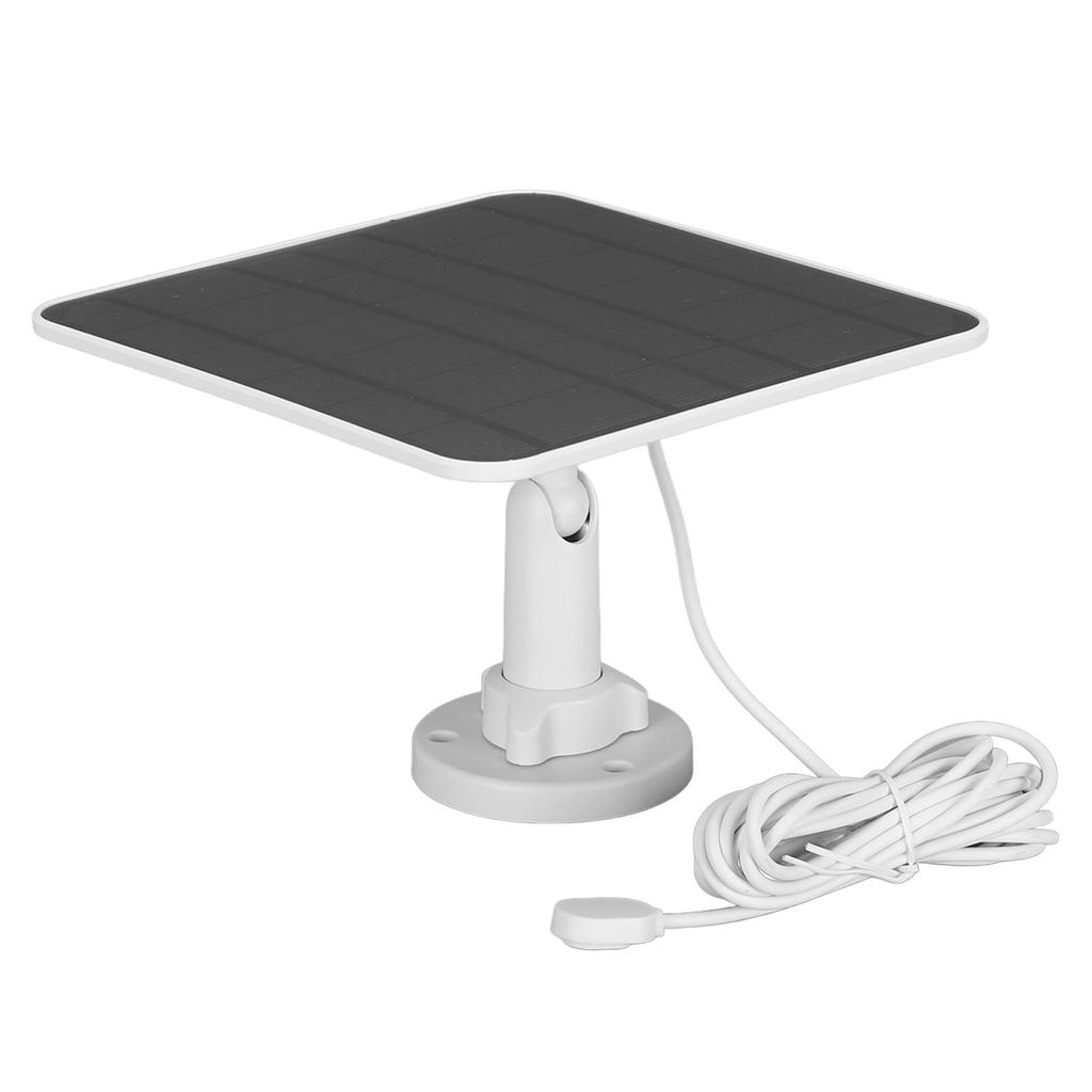 12W Solar Panel Charger IP65 Waterproof Magnetic Charging Security Camera Solar Power Supply for