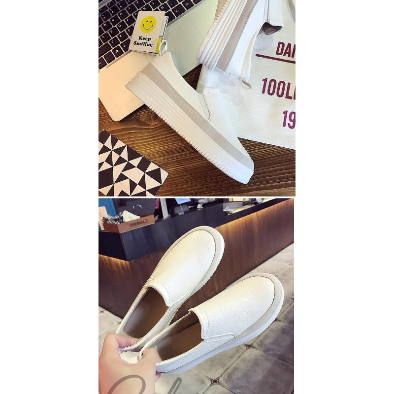 Bílé boty Všestranné boty s plochou podrážkou