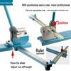 DC35 Aluminum Steel Guide Rail Cutter for Single/Double Hole and PVC Wire Duct Cutting