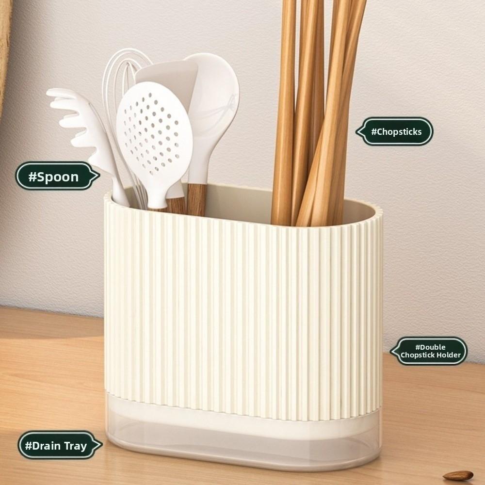Durable Spoon Fork Storage Box Multi-functional Utensil Organizer Chopstick Holder  Kitchen